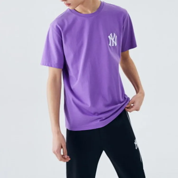 MLB Straight T-Shirt Unisex Purple-3