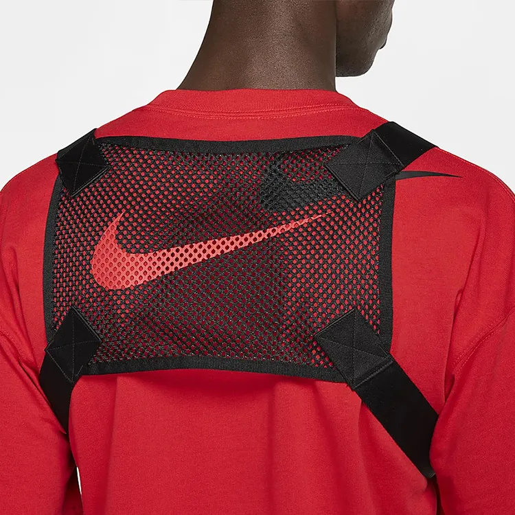Nike Lab X MMW Collaboration Polyester Polyester Backpack Sling Bag Unisex Black-2