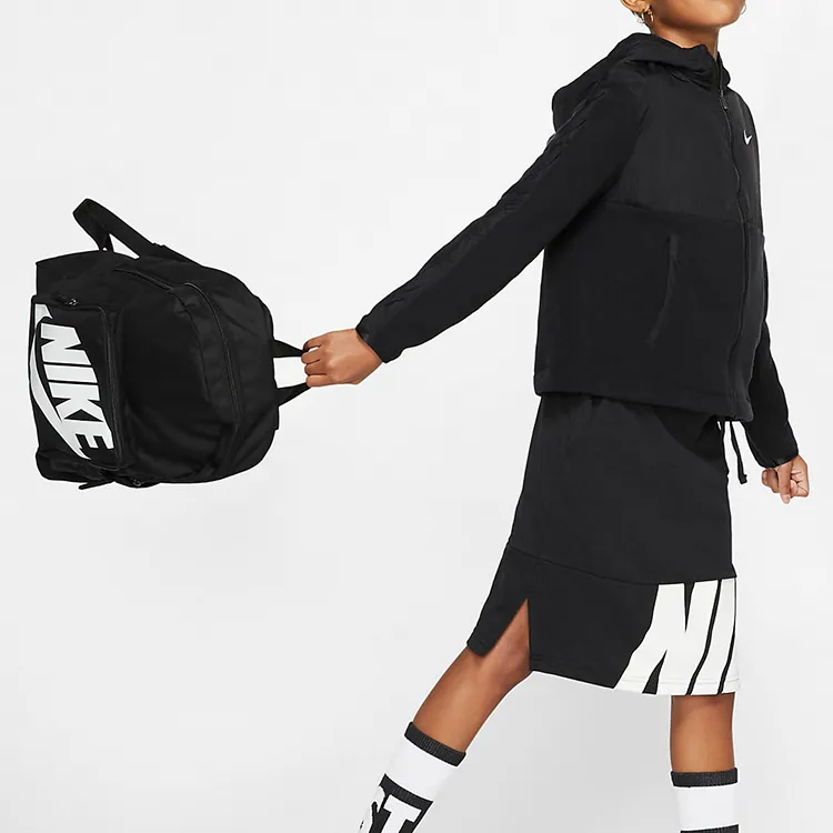 Nike Polyester Backpack Regular Unisex Black-5