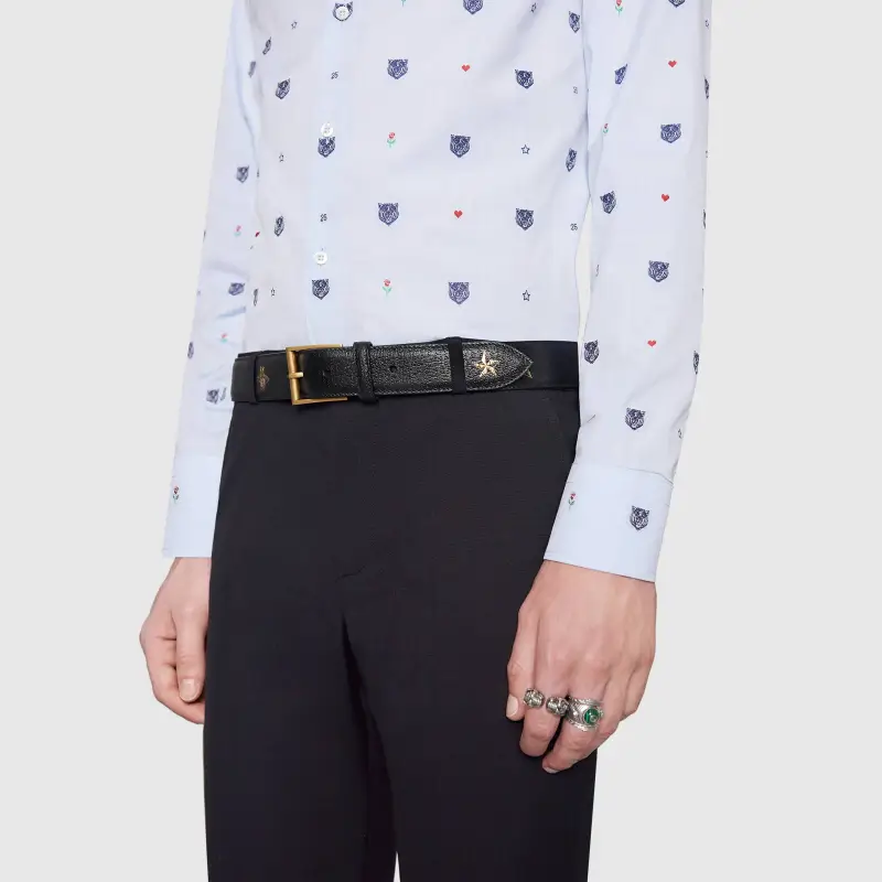 GUCCI Leather Belts Men-3