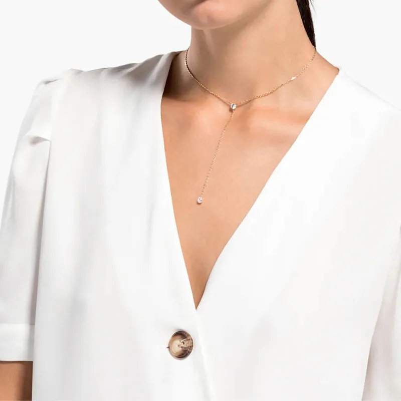 Swarovski Attract Soul Necklaces Women's White-3