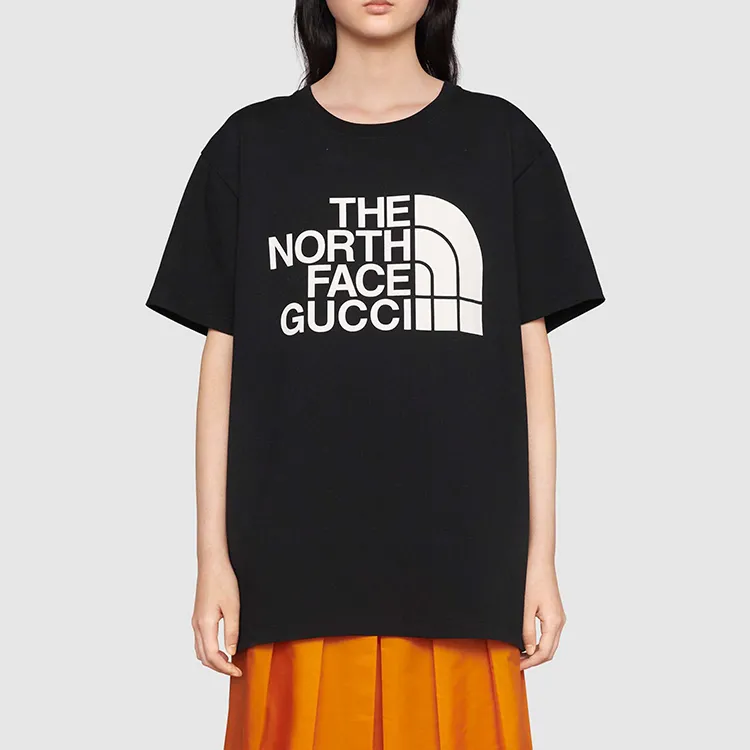 GUCCI X The North Face Cotton T shirt Black/White-1