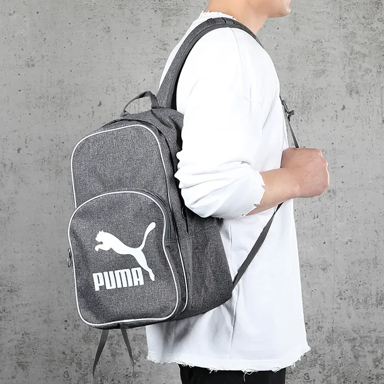 PUMA Fabric Backpack Regular Lime Gray-6