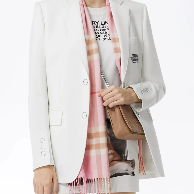 Burberry Knit Scarves Women's Pink-3
