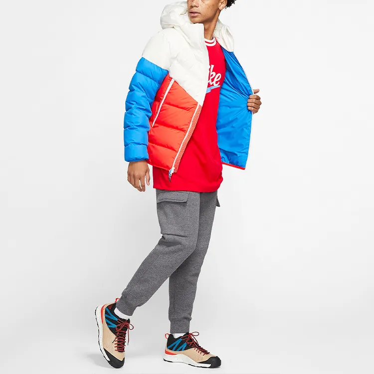 Nike Down Jackets Men Red Blue White Multicolor-3