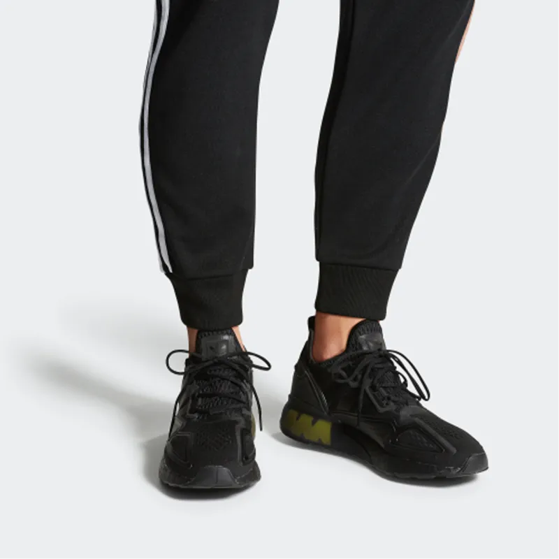 Adidas Zx 2K Boost Core Black Solar Yellow-6