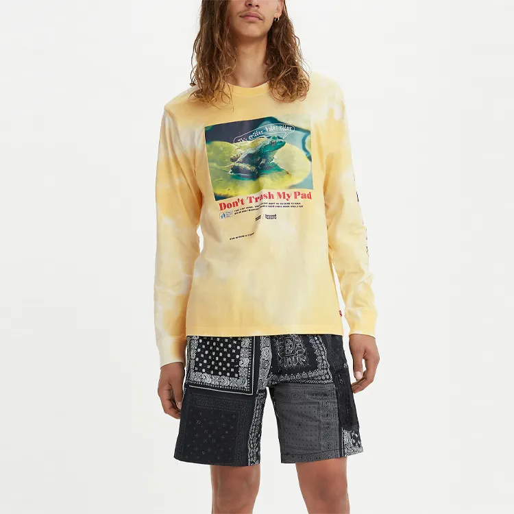 Levis T Shirts Men Yellow-2