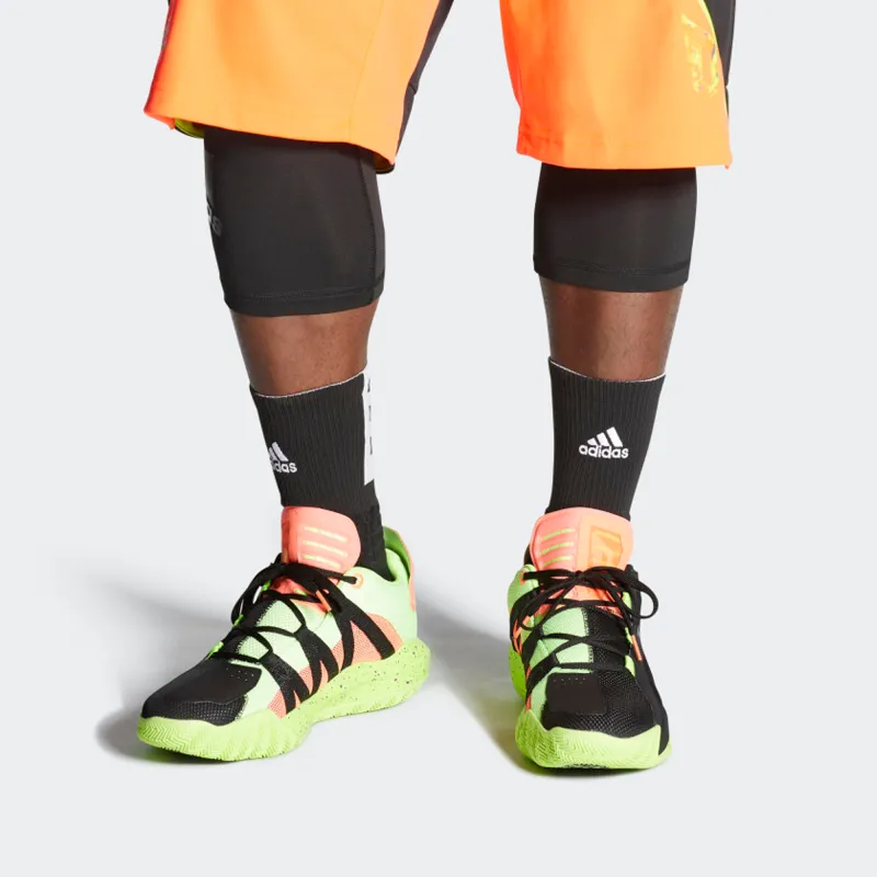 Adidas Dame 6 Signal Green Coral-6