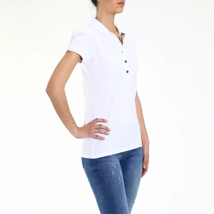 Burberry Polo Shirt Women's White-5