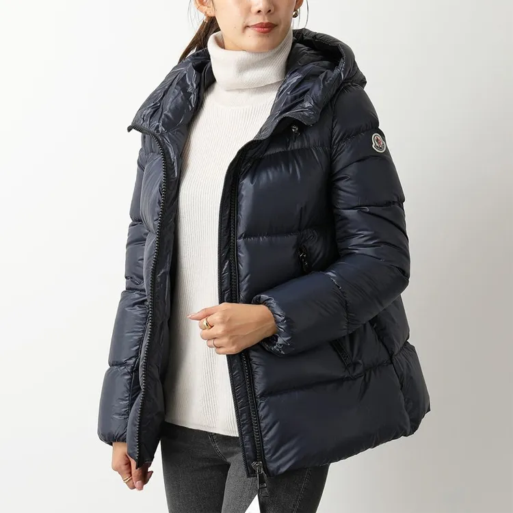 Moncler Down Jacket Women's Dark Blue-3