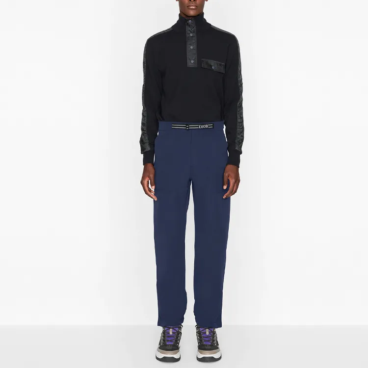 DIOR Dior Quarterly New Products Sweater Men's Navy-2