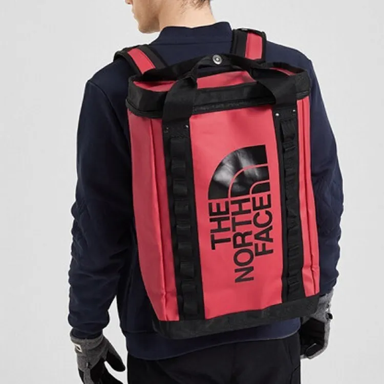 THE NORTH FACE Fabric Backpack Regular Unisex Red-4