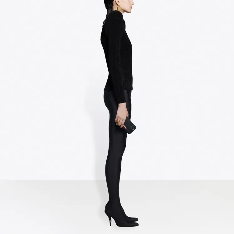 Balenciaga Pagoda Turtleneck 'Black'-3