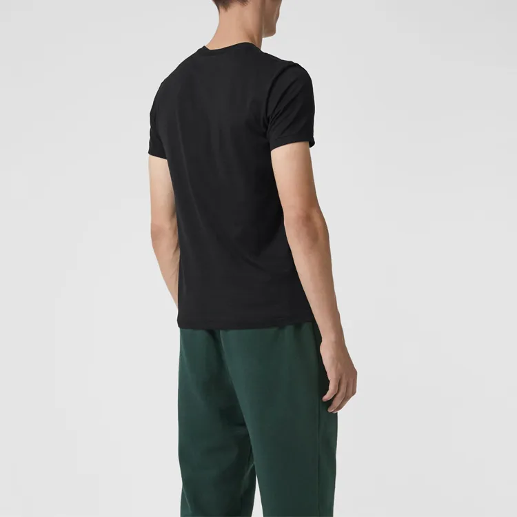 Burberry T Shirts Men Black-3