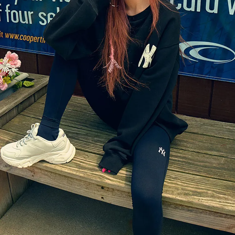 MLB Leggings Women's Navy Blue-3