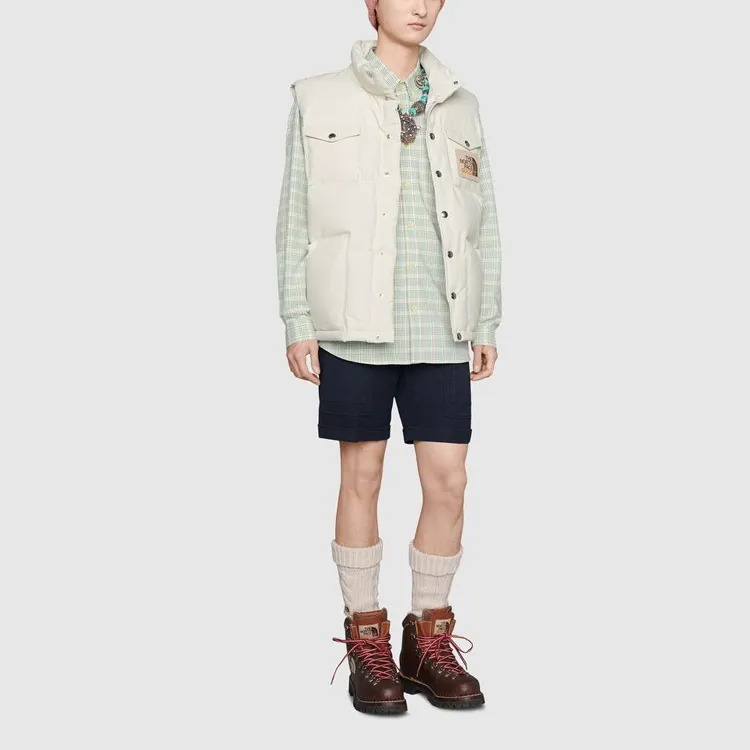 The North Face X GUCCI X The North Face Vests Unisex White-2