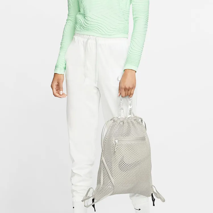 Nike Polyester Backpack Regular Unisex Olive Gray-3