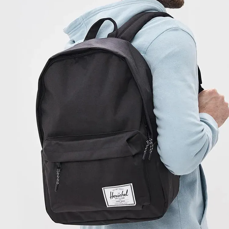 Herschel Polyester Laptop Backpack Regular Unisex Black-5