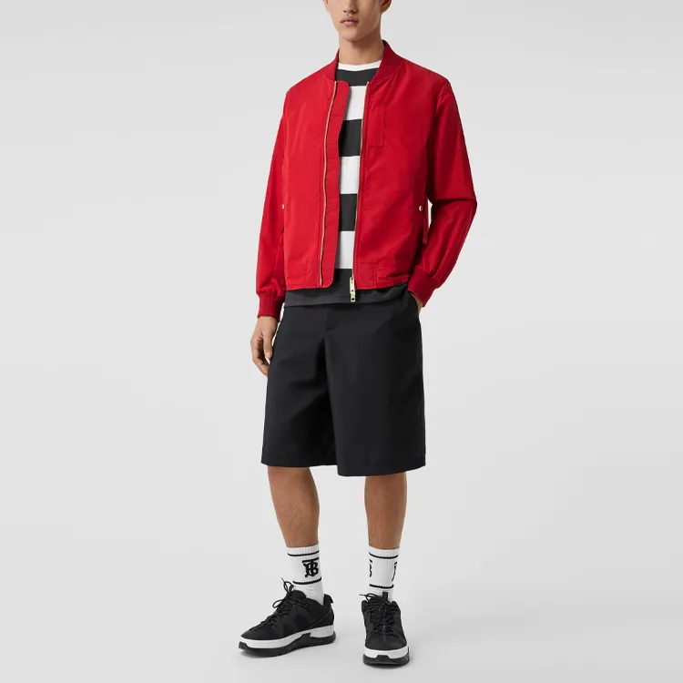 Burberry Jackets Coats Men's Red-3
