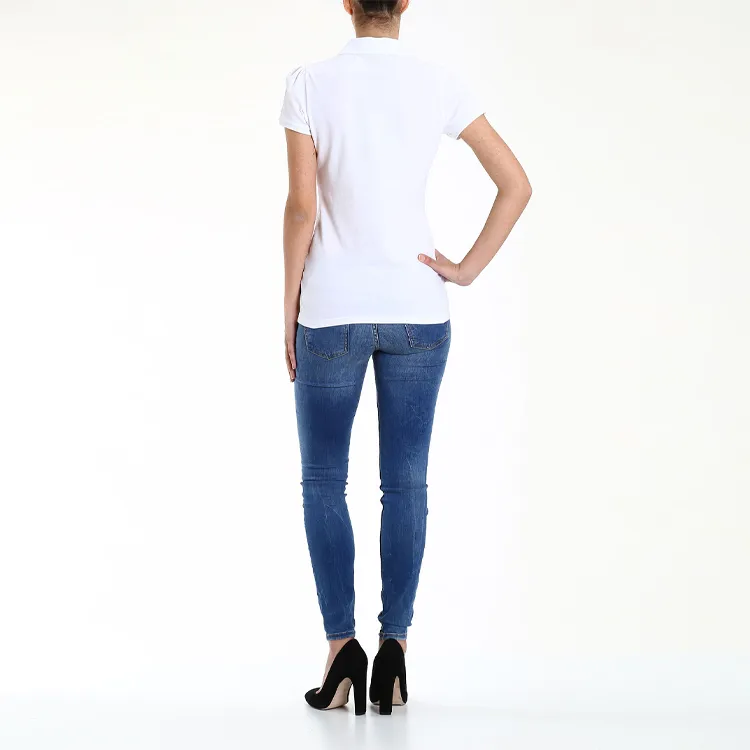 Burberry Polo Shirt Women's White-3