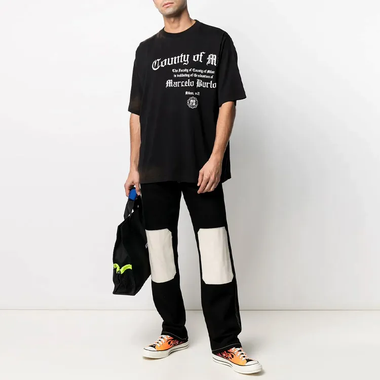 Marcelo Burlon T Shirts Men Black-3
