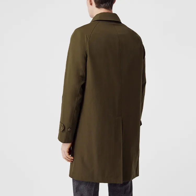 Burberry Coats Men Army Green-3