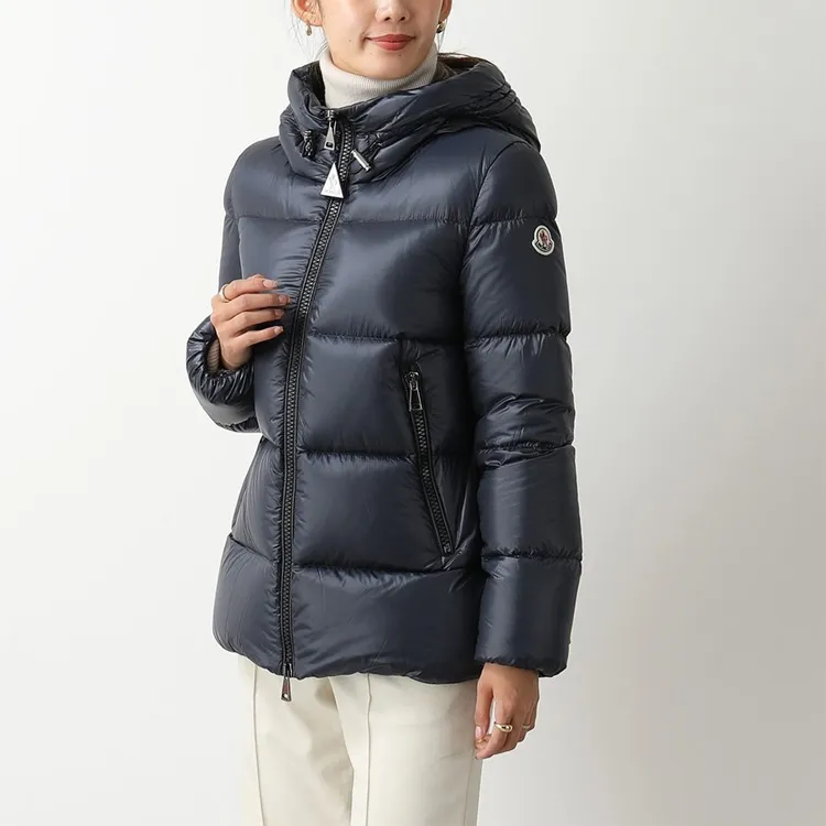 Moncler Down Jacket Women's Dark Blue-4