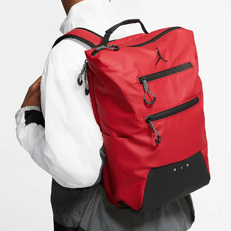 Jordan Polyester Basketball Bag Backpack Regular Red-6