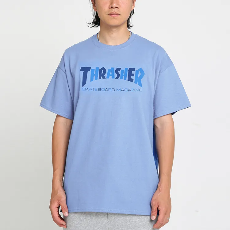 Thrasher T Shirts Unisex Blue-1