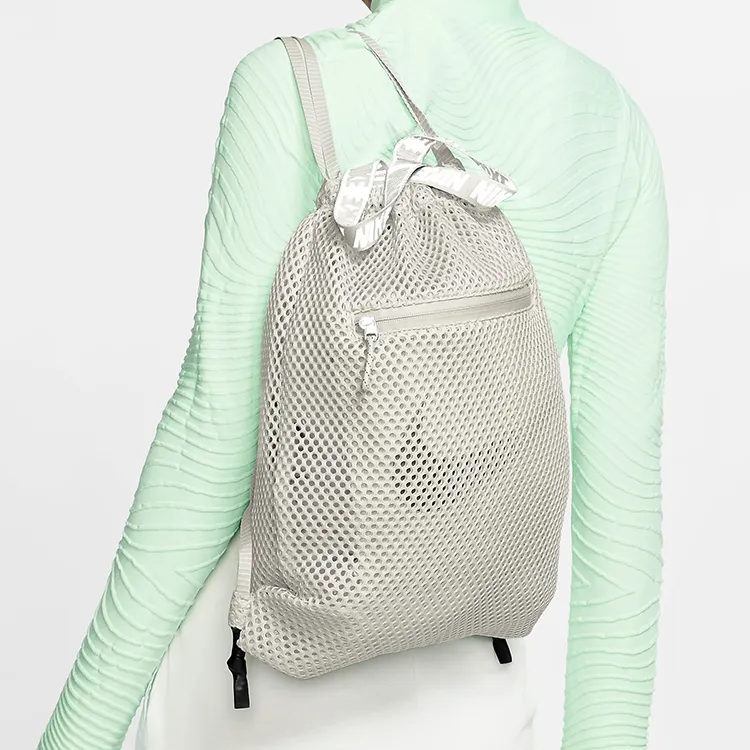 Nike Polyester Backpack Regular Unisex Olive Gray-2