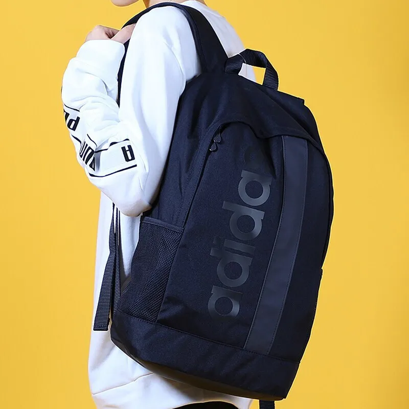 Adidas Polyester Training Backpack Double Shoulder Backpack Regular Unisex Blue-3
