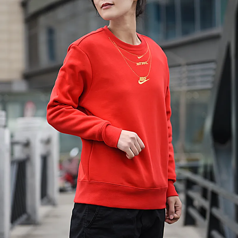 Nike Sweatshirts Women's Red-4