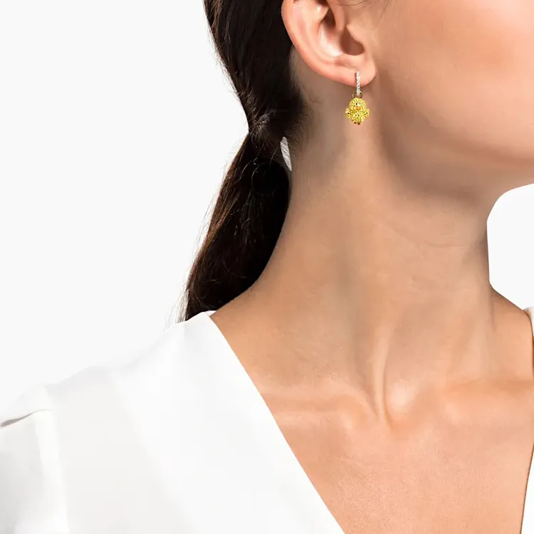 Swarovski Line Friends Earrings Women's Light Gradient-4