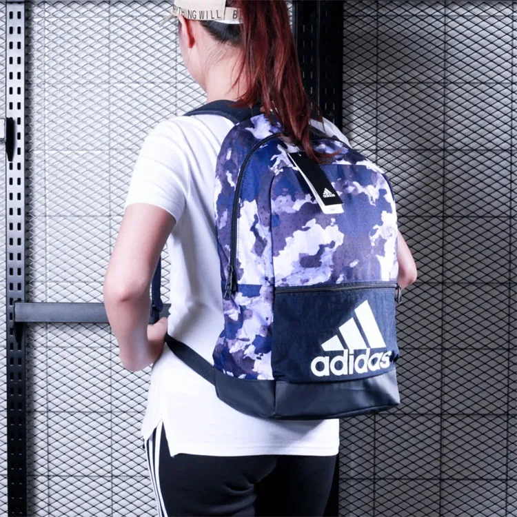 Adidas Polyester Backpack Regular Unisex Blue-4