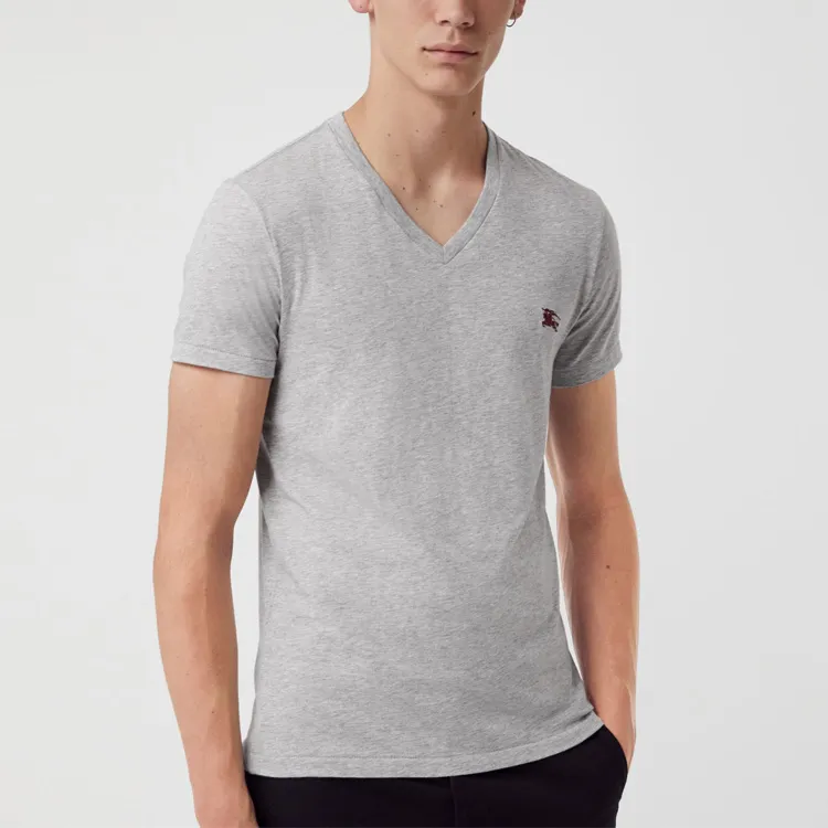 Burberry T Shirts Men Gray-3