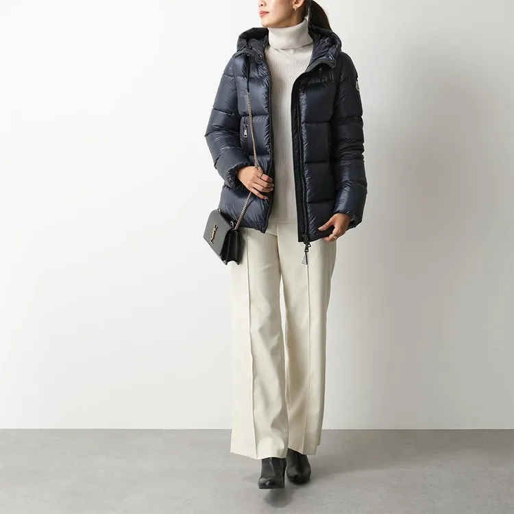 Moncler Down Jacket Women's Dark Blue-2