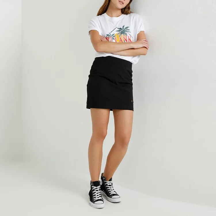 Converse Casual Short Skirts Women's Ink Black-4