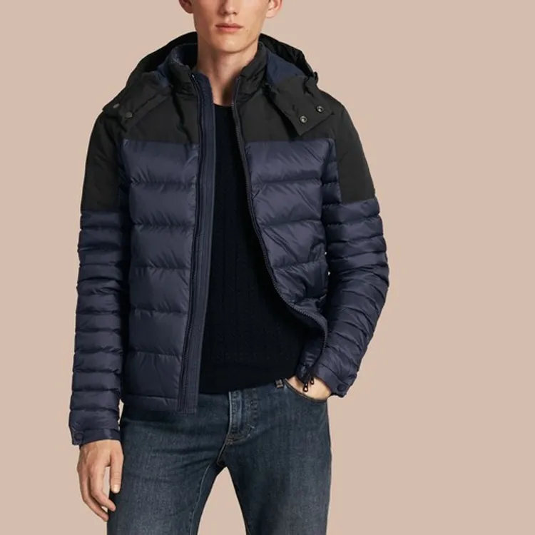 Burberry Down Jackets Men Dark Blue-2