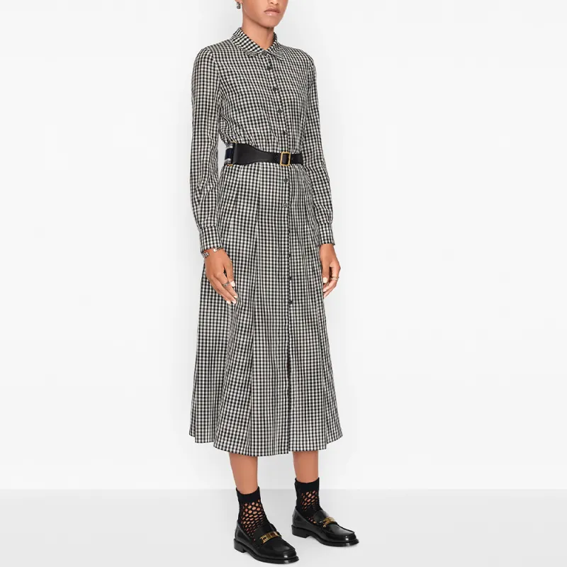 DIOR CHRISTIAN DIOR Letter Cotton Belt Unisex-3