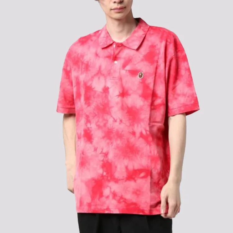Bape Relaxed Tie Dye Polo-7