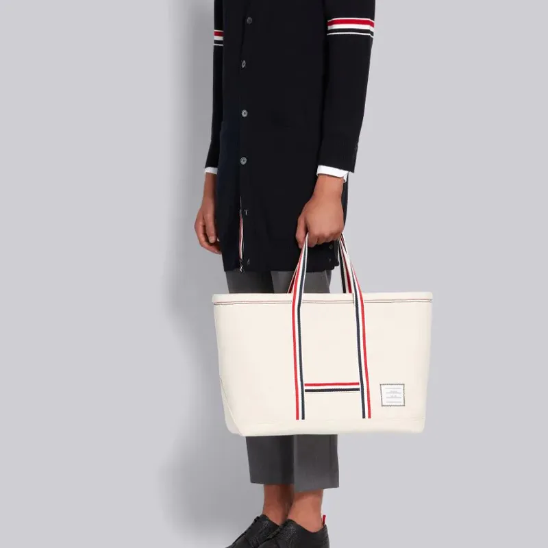 THOM BROWNE Tool Medium Tote Bag-4