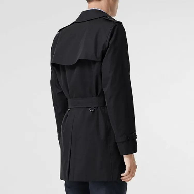 Burberry Trench Coat Men's Dark Blue-4