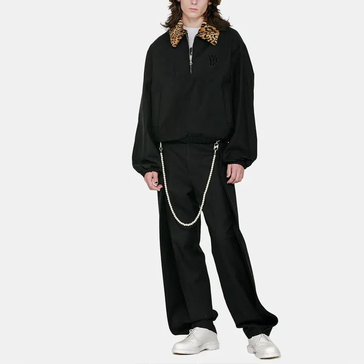 WE11DONE Parka Coats Unisex Black-3