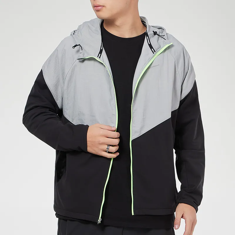 Nike Jackets Men Black Gray-4