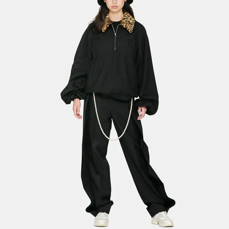 WE11DONE Parka Coats Unisex Black-1