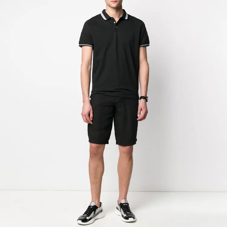 EMPORIO ARMANI Polo Shirt Men's Black-1
