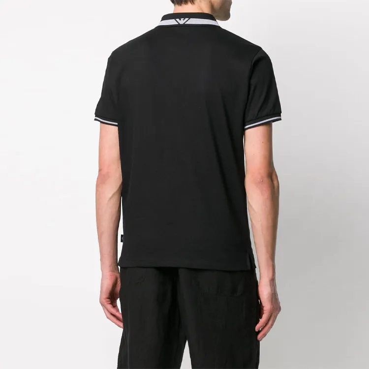 EMPORIO ARMANI Polo Shirt Men's Black-3