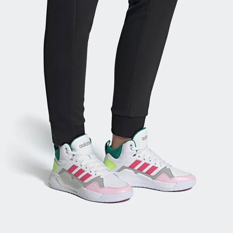 Adidas Neo Play9tis 2.0 'White Pink Green' Women's-5