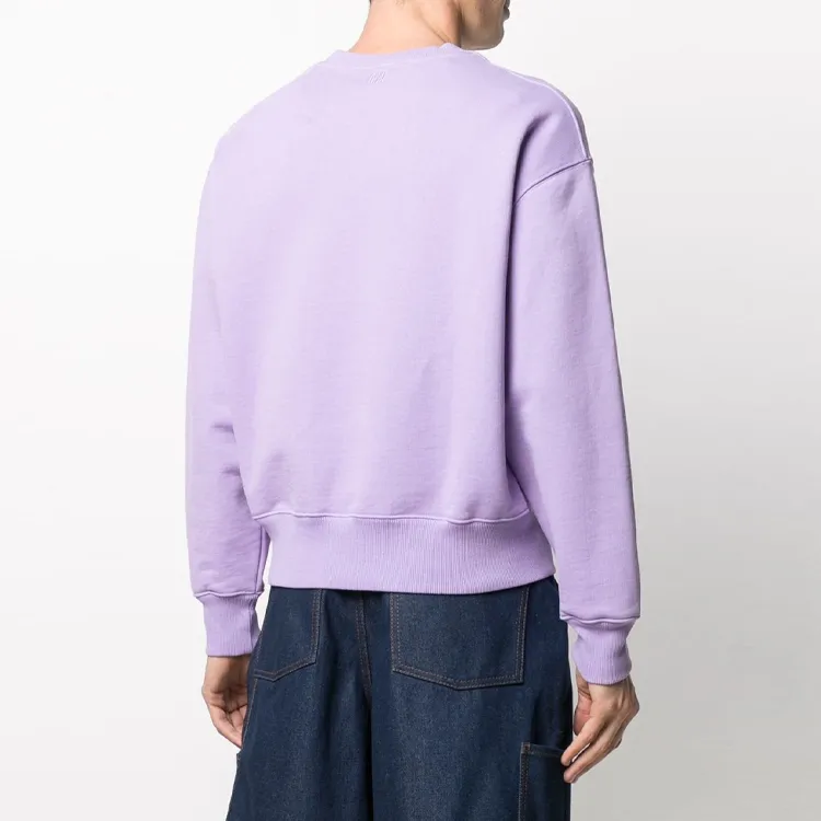 Ami Paris Heart Friend Boxy Fit Tonal Crewneck-2