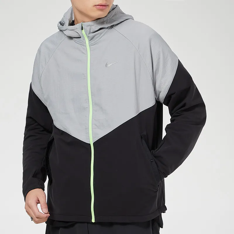Nike Jackets Men Black Gray-2